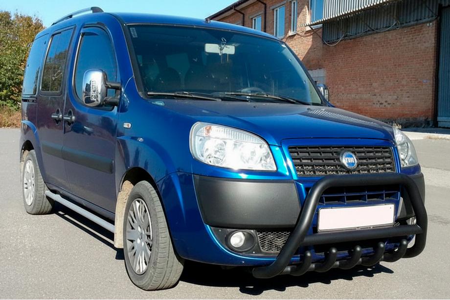 Fiat Doblo I 2005–2010 Bullbar WT003 Black (RVS) Image