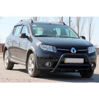 Bullbar WT003 Black (RVS) Dacia Sandero 2013–2020 foto 3
