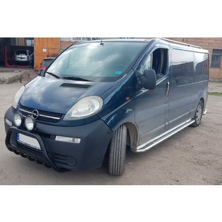 Bullbar WT004 Black (RVS) Opel Vivaro 2001–2015 foto 2