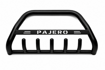 Mitsubishi Pajero Wagon IV 2006–2021 Bullbar WT004 Black (RVS) foto 1