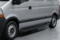 Renault Master 1998–2010 Allmond Black zijtreden (2 st., aluminium) foto 1