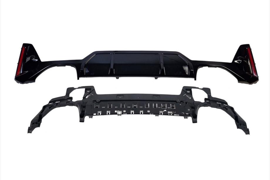 BMW 3 Serie G20/G21 2018– Achterbumper diffuser MP-Style (voor M-Sport 2023+, ABS) Image