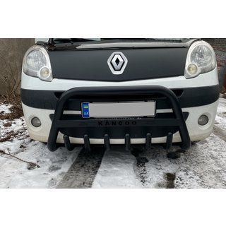 Bullbar WT004 Black (RVS) Renault Kangoo 2008–2020 foto 1