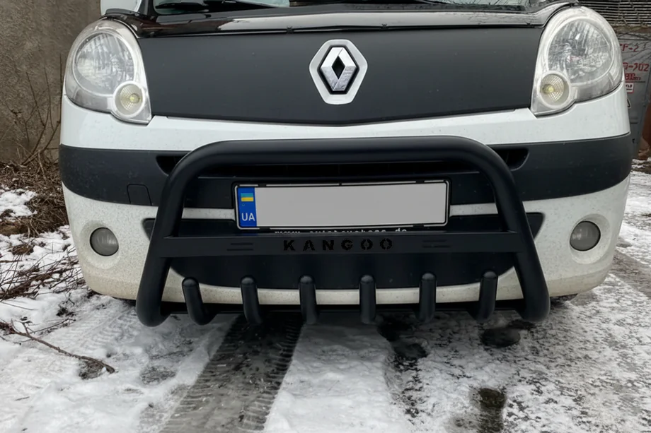 Renault Kangoo 2008–2020 Bullbar WT004 Black (RVS) Image