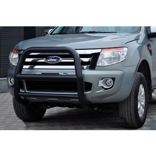 Voorbescherming WT018 Black (RVS) Ford Ranger 2011–2022 foto 3