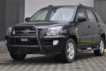 Kia Sportage 2004–2010 Bullbar WT018 Black (RVS) foto 1