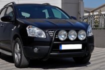 Nissan Qashqai 2010–2014 Bullbar WT018 Black (RVS) foto 3