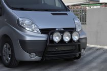 Opel Vivaro 2001–2015 Bullbar WT018 Black (RVS) foto 4