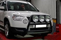 Skoda Yeti 2009–2017 Bullbar WT018 Black (RVS) foto 2