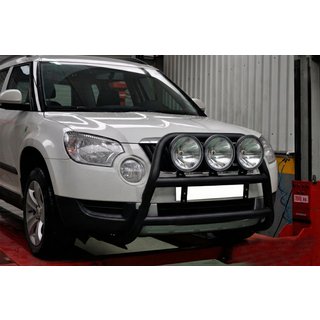 Bullbar WT018 Black (RVS) Skoda Yeti 2009–2017 foto 2