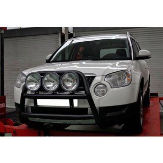 Bullbar WT018 Black (RVS) Skoda Yeti 2009–2017 foto 4