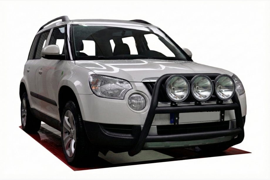 Skoda Yeti 2009–2017 Bullbar WT018 Black (RVS) Image