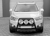Chevrolet Trax 2012–2023 RVS frontbeugel WT018 Black (RVS) foto 1