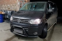 Volkswagen T5 2010–2015 Bullbar WT006ST Black (RVS) foto 2