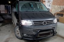 Volkswagen T5 2010–2015 Bullbar WT006ST Black (RVS) foto 1