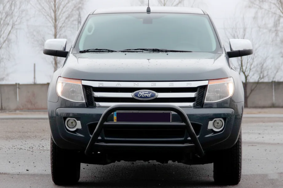 Ford Ranger 2011–2022 RVS frontbeugel WT022 Black (roestvrij staal) Foto 1