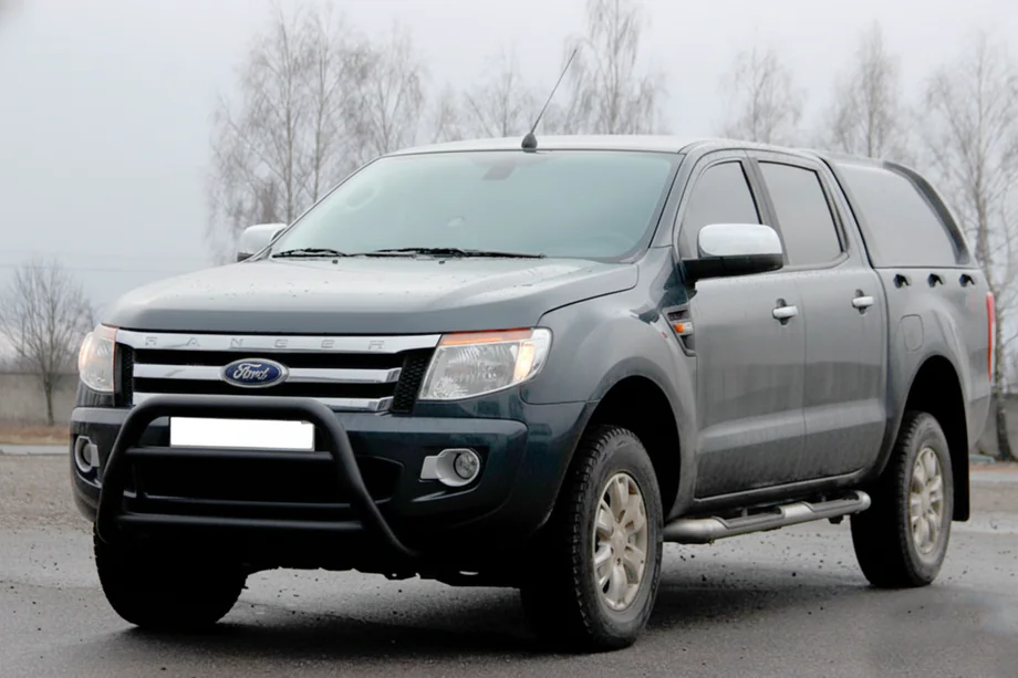 Ford Ranger 2011–2022 RVS frontbeugel WT022 Black (roestvrij staal) Foto 3