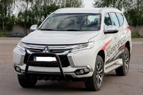Mitsubishi Pajero Sport 2015– Bullbar WT008 Black (RVS) foto 2