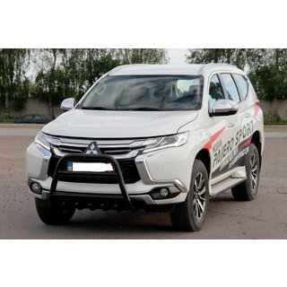 Bullbar WT008 Black (RVS) Mitsubishi Pajero Sport 2015– foto 2