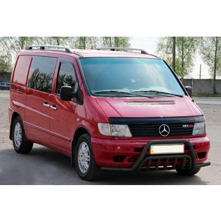Bullbar met zijbeugels WT002 Plus Black (RVS) Mercedes Vito W638 1996–2003 foto 2