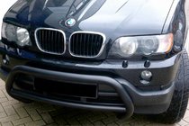 BMW X5 E53 1999–2006 Bullbar WT015 Black (RVS) foto 1