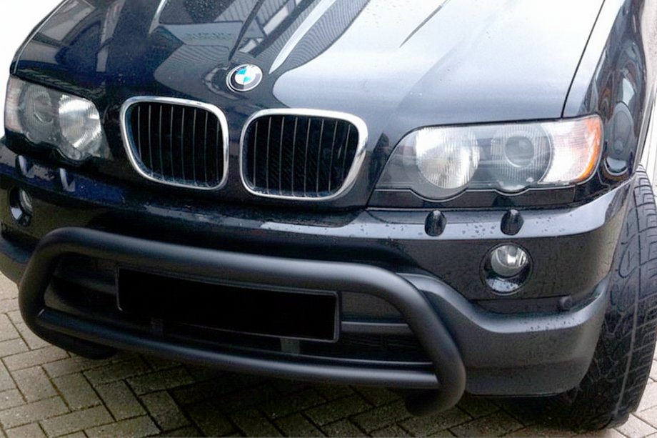 BMW X5 E53 1999–2006 Bullbar WT015 Black (RVS) Image