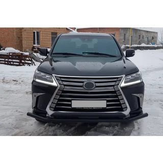 Frontbeschermbeugel ST014 Black (2015+, RVS) foto 2