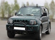 Suzuki Jimny 1998–2018 Bullbar F2-01 Black (roestvrij staal) foto 3