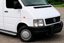 Volkswagen LT 1995–2006 Bullbar Kelebek WT011 Black (roestvrij staal) foto 2