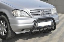 Mercedes ML W163 1997–2005 Bullbar Black (RVS) foto 5