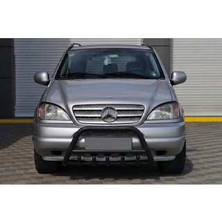 Bullbar Black (RVS) Mercedes ML W163 1997–2005 foto 4