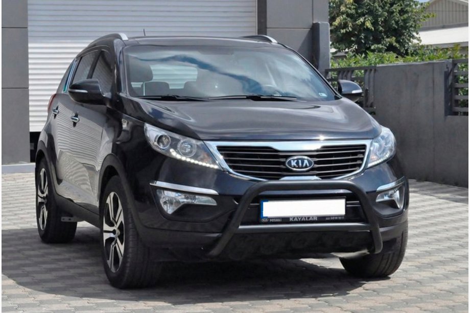 Kia Sportage 2010–2015 Bullbar WT006 Black (RVS) Image