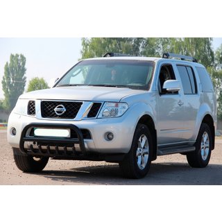 Bullbar WT008 Black (RVS) Nissan Pathfinder R51 2005–2014 foto 1