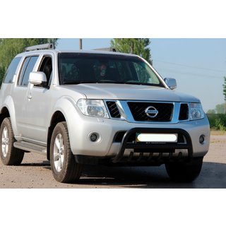 Bullbar WT008 Black (RVS) Nissan Pathfinder R51 2005–2014 foto 2