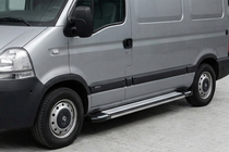 Renault Master 1998–2010 Rainbow side steps (2 stuks, aluminium) foto 1