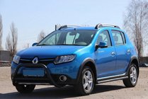 Dacia Sandero 2013–2020 Voorbumperbeugel WT006 Black (RVS) foto 6