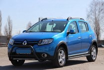 Renault Sandero 2013–2022 Voorbumperbeugel WT006 Black (RVS) foto 4