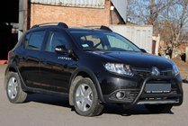 Renault Sandero 2013–2022 Voorbumperbeugel WT006 Black (RVS) foto 5