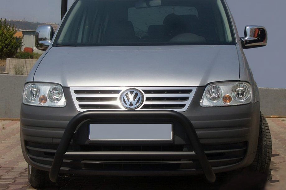 Volkswagen Caddy 2004–2010 Bullbar WT005 Black (RVS) Image