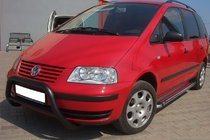 Volkswagen Sharan 1995–2010 Bullbar WT005 Black (RVS) foto 1