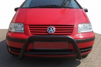 Volkswagen Sharan 1995–2010 Bullbar WT005 Black (RVS) foto 3