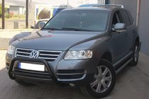 Volkswagen Touareg 2002–2010 Bullbar WT005 Colt Black (RVS) foto 6