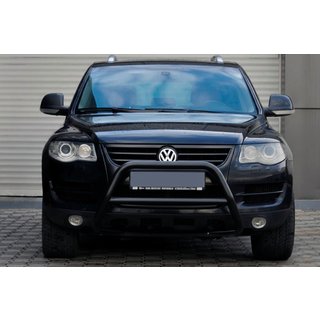 Bullbar WT005 Colt Black (RVS) Volkswagen Touareg 2002–2010 foto 4