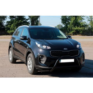 Bullbar WT006 Black (RVS) Kia Sportage 2015–2021 foto 2