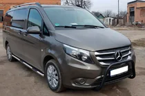 Mercedes Vito/V-klasse W447 2014– Bullbar WT006 Black (RVS) foto 1