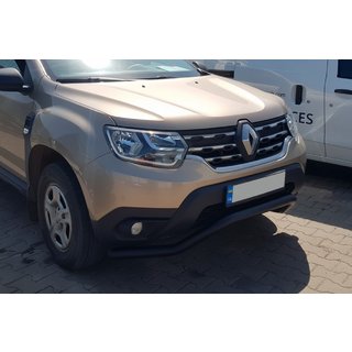 Voor bullbar WT008 Black (RVS) Dacia Duster 2018–2024 foto 4