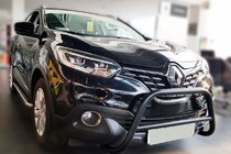 Renault Kadjar 2015–2022 Bullbar Black (RVS) foto 1