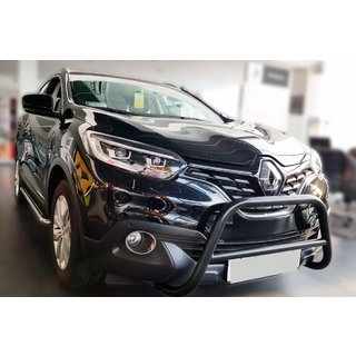 Bullbar Black (RVS) Renault Kadjar 2015–2022 foto 1