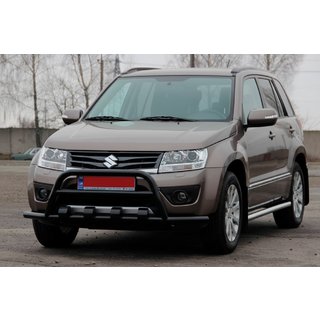 Bullbar ST-WT-15 Black (RVS) Suzuki Grand Vitara 2005–2017 foto 3
