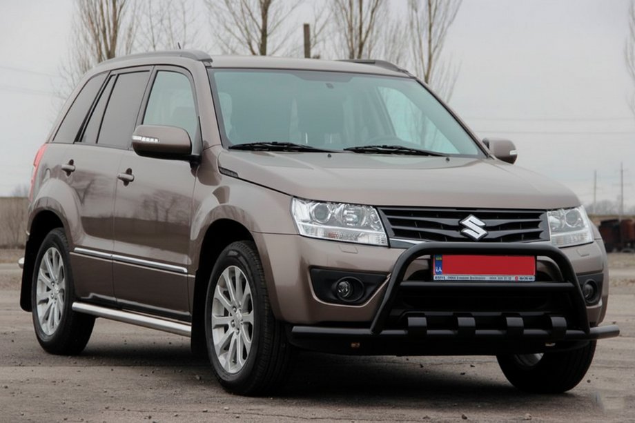 Suzuki Grand Vitara 2005–2017 Bullbar ST-WT-15 Black (RVS) Image